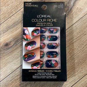 New! L’Oréal Colour Riche Press On Nails Floral
